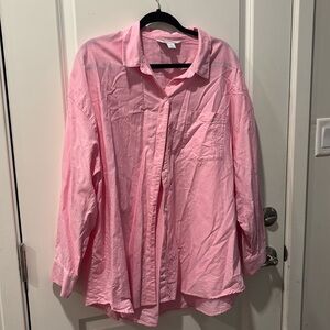 Button up pink shirt